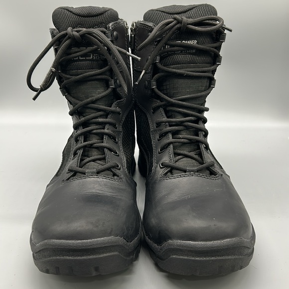 Danner Lookout 8" Black Leather Waterproof Boots Shoes 23824 Mens 8.5” Like New! - Picture 3 of 8
